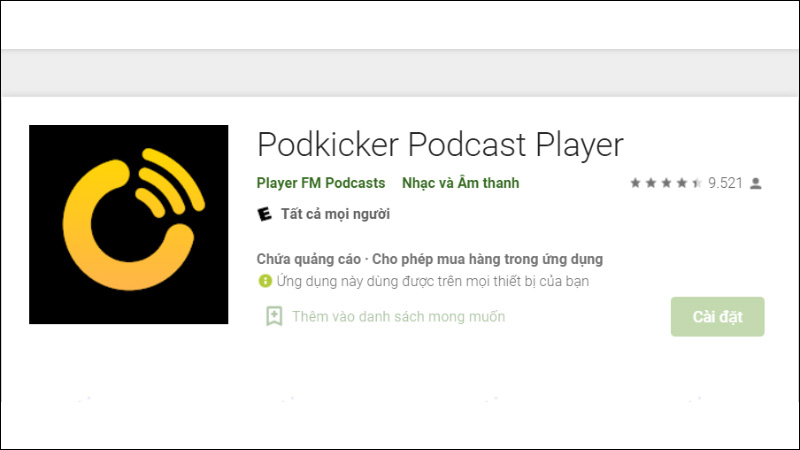 Podkicker Podcast Player